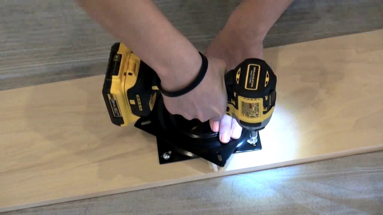 JSI Cabinetry Designer Lazy Susan Cabinet Assembly